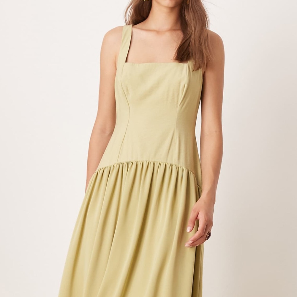 ASOS Light Yellow Maxi Dress